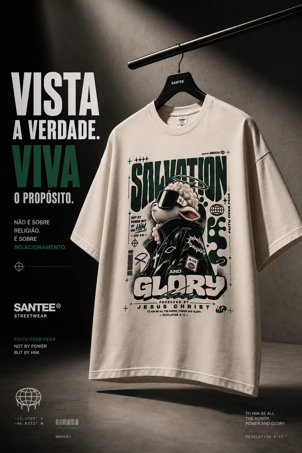 Camiseta Santee Salvation and Glory