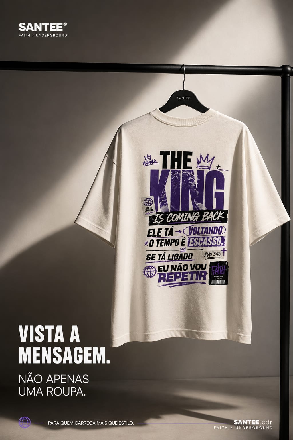 Camiseta Santee The King Is Coming Back